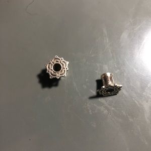 Tawapa silver ear gauges